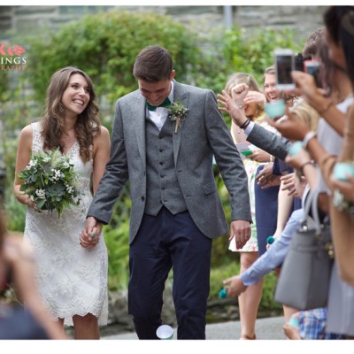 Ta Mill Wedding Venue, Launceston, Cornwall. Flowers by Flower Scene. July.